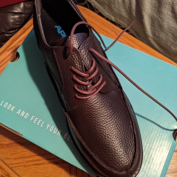 NEW Apex Moc Toe Oxford- Men's Shoe - Picture 1 of 4